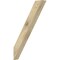 Ekena Millwork 4"W x 22"D x 34"H Traditional Rough Sawn Knee Brace, Douglas Fir BRC04X22X34TRA00RDF - alternate 1